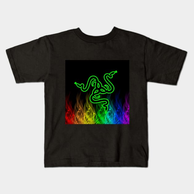 Razer Gaming Kids T-Shirt by Mikaela Studios